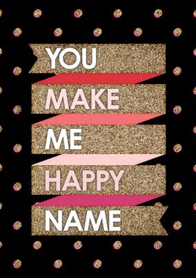 To the Stars - You make me Happy Poster