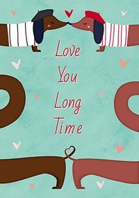 Tap to view Love You Long Time Personalised Poster