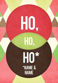 Ho, Ho, Ho Christmas Poster