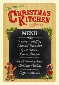 Tap to view Fine and Dandy Christmas Kitchen Poster
