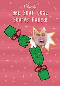 Flip Reveal Pulled A Cracker Christmas Card