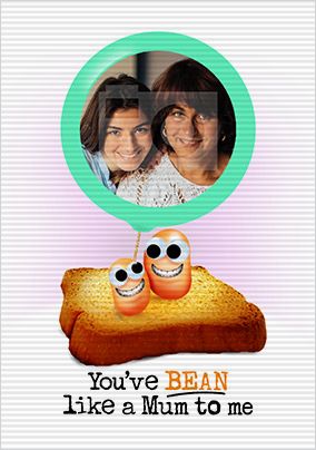 Flip Reveal Like A Mum Photo Mother's Day Card