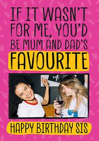 Tap to view Mum and Dad's Favourite Almost Photo Birthday Card