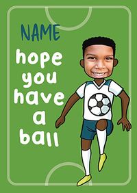 Hope You Have a Ball Photo Birthday Card