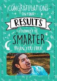 Tap to view Exam Smarter Than You Look Photo Card