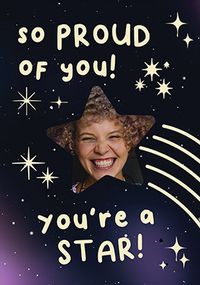 You Are A Star Photo Exam Card