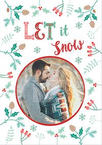 Tap to view Let it Snow Photo Christmas Card