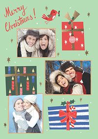 Tap to view Presents Photo Christmas Card