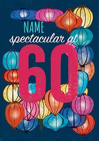 Tap to view Spectacular At 60 Birthday Card
