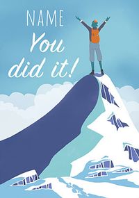 Tap to view You Did It Personalised Card