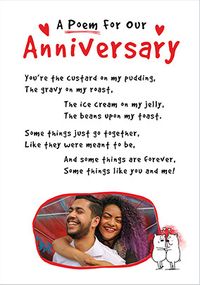 Tap to view A Poem For Our Anniversary Photo Card