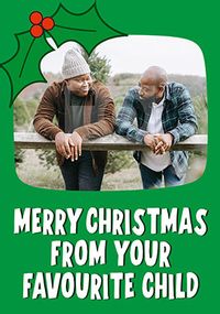 Tap to view Favourite Child Christmas Card