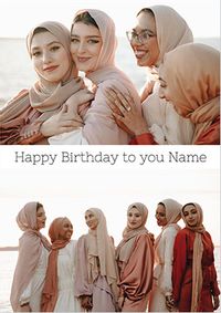 Tap to view Friends Photo Birthday Card