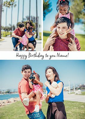 Family Photo Birthday Card