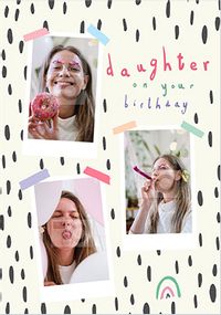 Tap to view Daughter Rainbow Photo  Birthday Card