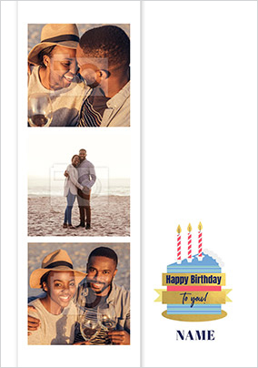 Multi Photo Card Birthday Card