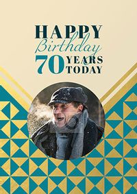 Tap to view Happy 70TH Photo Birthday Card