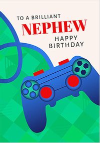 Tap to view Nephew Gaming Personalised Birthday Card