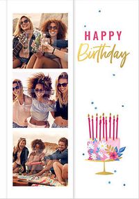 Tap to view Multi Photo Upload & Cake Birthday Card