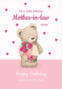 Big Love Bear Mother-in-Law Birthday Card