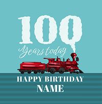 Tap to view 100th Birthday Train Card