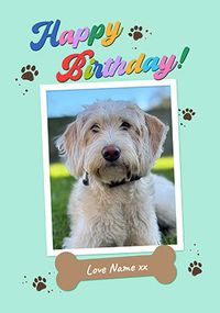 Tap to view Mint From The Dog Photo Upload Birthday Card