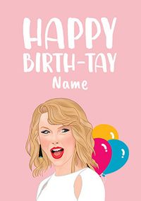 Birth-tay Happy Birthday Card