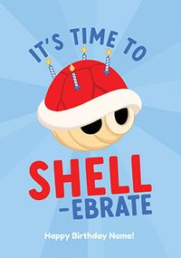 Tap to view Personalised Shell-ebrate Birthday Card