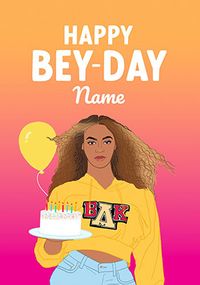 Happy Bey-Day Birthday Card