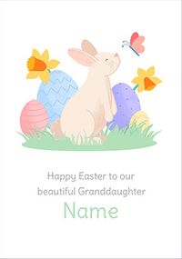 Tap to view Beautiful Granddaughter Easter Photo Card
