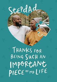 Tap to view Stepdad Important Piece Father's Day Card