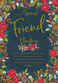 Special Friend Christmas Personalised Card