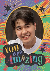 Tap to view You Are Amazing Congratulations Photo Card