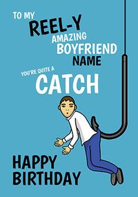 Tap to view Boyfriend Catch Birthday Card
