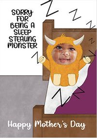 Tap to view Sleep Stealing Monster Mothers Day Card