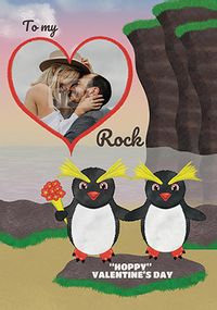 To My Rock Valentine's Day Photo Card