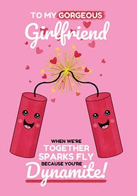 Tap to view Girlfriend You're Dynamite Personalised Card