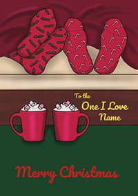 Socks & Marshmallows Christmas Card