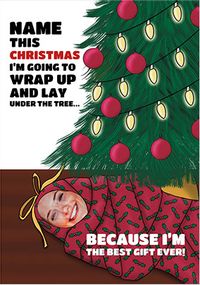 Wrap Up Christmas Card