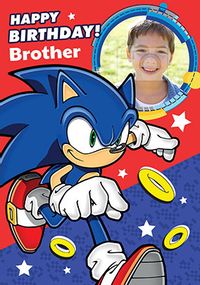 Sonic Photo Brother Birthday Card