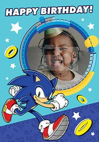 Sonic Birthday Photo Card