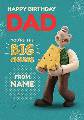 Wallace  Gromit - Dad Birthday Personalised Card