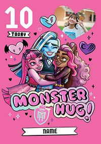 10 Today Photo Monster High Birthday Card