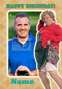 Tap to view Mrs Brown Photo Birthday Card