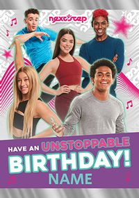 The Next Step Unstoppable Birthday Card