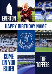 Everton Personalised Card