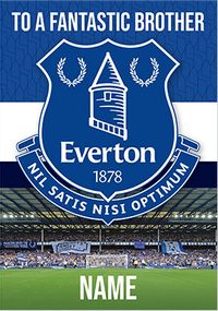 Everton Crest Birthday Card