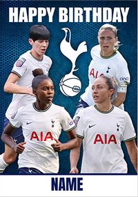 Tap to view Spurs Female Team Birthday Card