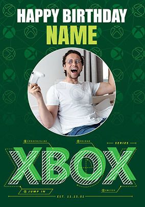 XBOX Photo Birthday card