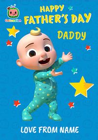 Cocomelon - Father's Day Daddy Personalised Card